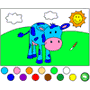 Blue Cow Coloring... spielen
